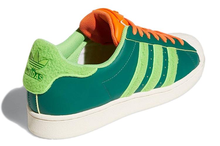 Кеды унисекс Adidas South Park X Superstar 'Kyle', teal-lime, 44 2/3 EU