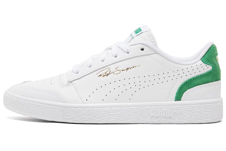 Кроссовки унисекс PUMA Ralph Sampson белые/зелёные, 37 EU