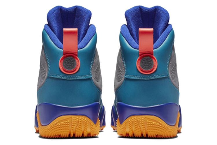 Кроссовки унисекс Jordan 9 Retro Boot зеленые, 44 EU