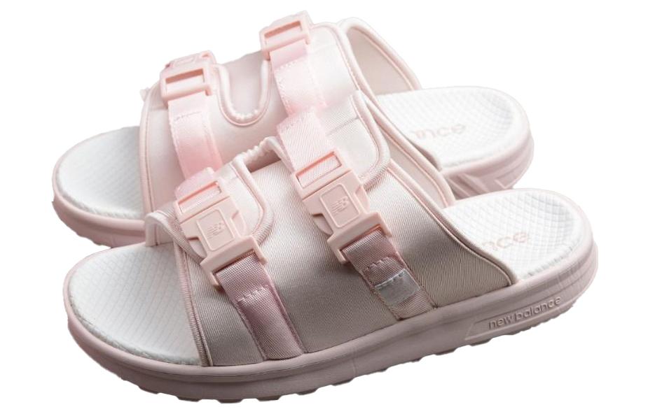 Шлепанцы женские New Balance 330 Slides розово-белые, 42.5 EU