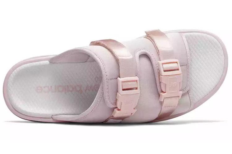 Шлепанцы женские New Balance 330 Slides розово-белые, 42.5 EU