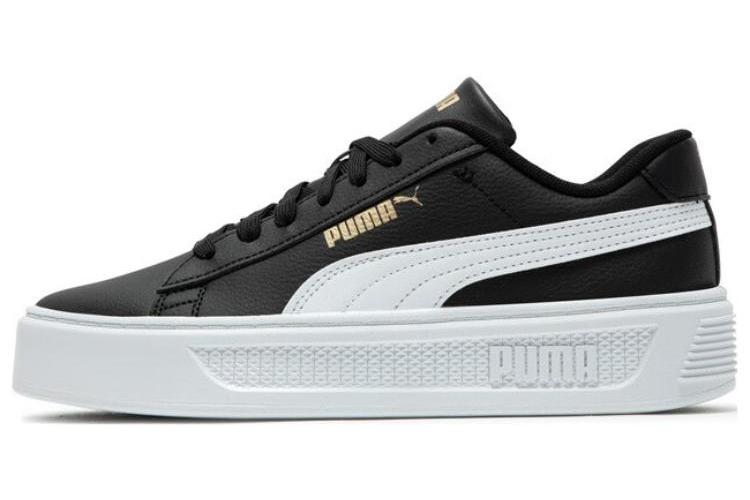 Кеды женские PUMA Smash Platform V3 черные, 35.5 EU