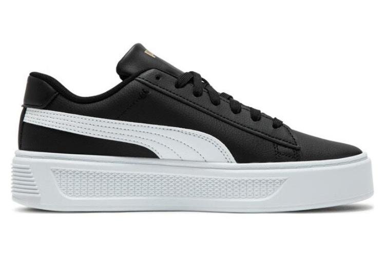 Кеды женские PUMA Smash Platform V3 черные, 35.5 EU