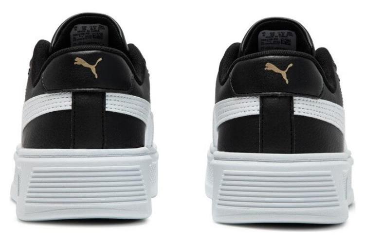 Кеды женские PUMA Smash Platform V3 черные, 35.5 EU