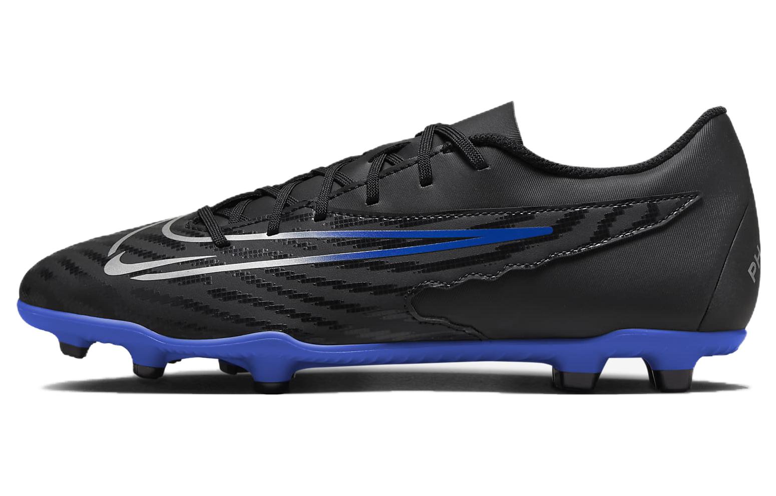Футбольные бутсы Nike Phantom Gx Club Fg Mg черные, белые, синие