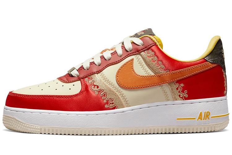 Кеды женские Nike Air Force 1 Low '07 Premium Little Accra красные, 37.5 EU