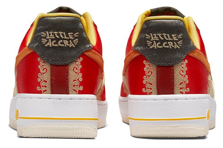 Кеды женские Nike Air Force 1 Low '07 Premium Little Accra красные, 37.5 EU