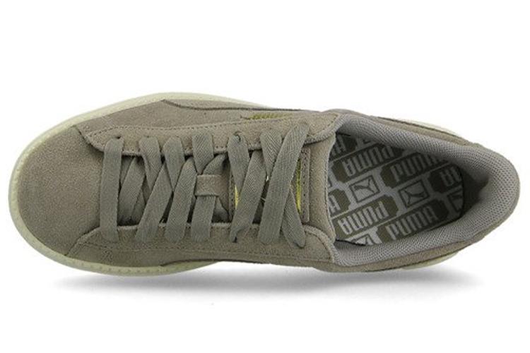 Кеды женские PUMA Platform Trace Low Tops зелёные, 37.5 EU