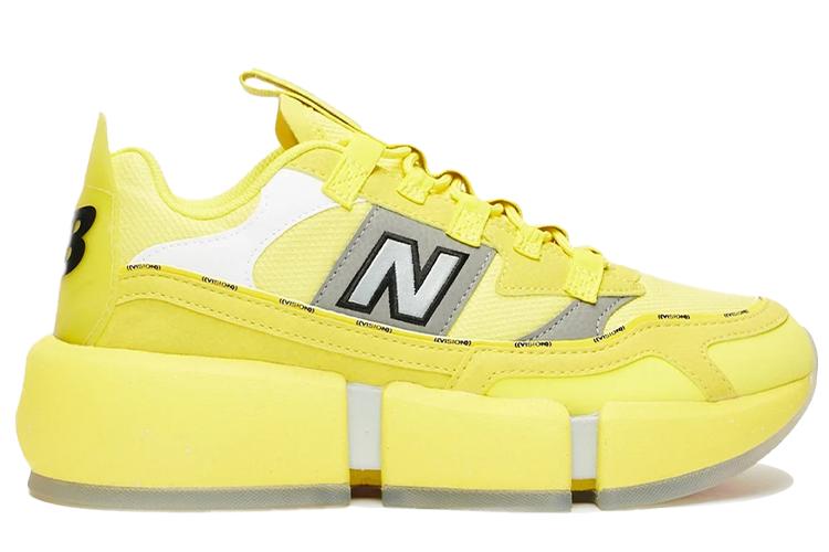 Кроссовки унисекс New Balance Vision Racer Jaden Smith желтые, 42.5 EU