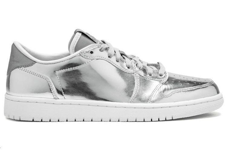 Кеды мужские Jordan 1 Retro Low Pinnacle Metallic Silver, 44 EU