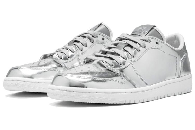 Кеды мужские Jordan 1 Retro Low Pinnacle Metallic Silver, 44 EU