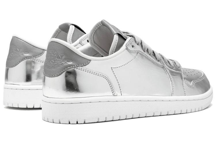 Кеды мужские Jordan 1 Retro Low Pinnacle Metallic Silver, 44 EU