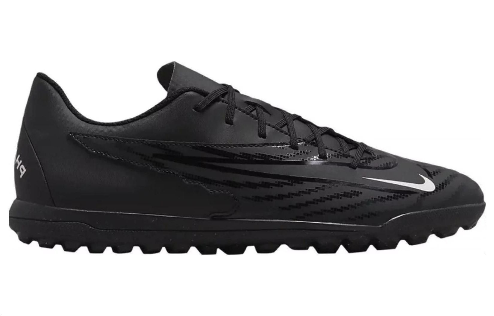 Футбольные бутсы мужские Nike Phantom GX Club TF черные-белые, 38.5 EU