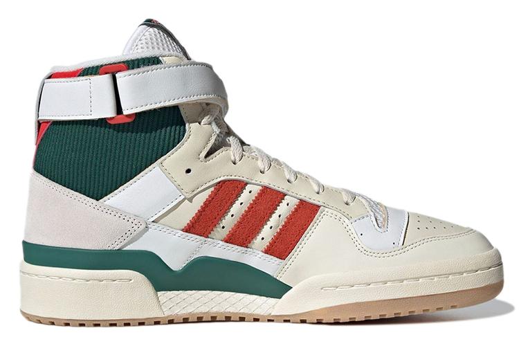 Велотуфли унисекс Adidas Forum 84 High Collegiate Green Red, 35 2/3 EU