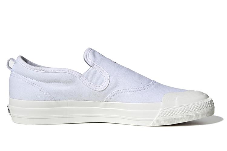 Слипоны унисекс Adidas Nizza RF Slip On triple white, 43 1/3 EU