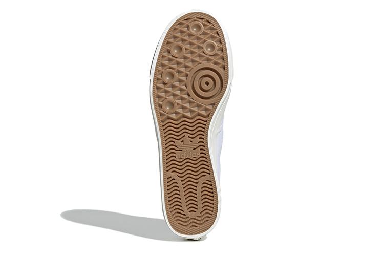 Слипоны унисекс Adidas Nizza RF Slip On triple white, 43 1/3 EU