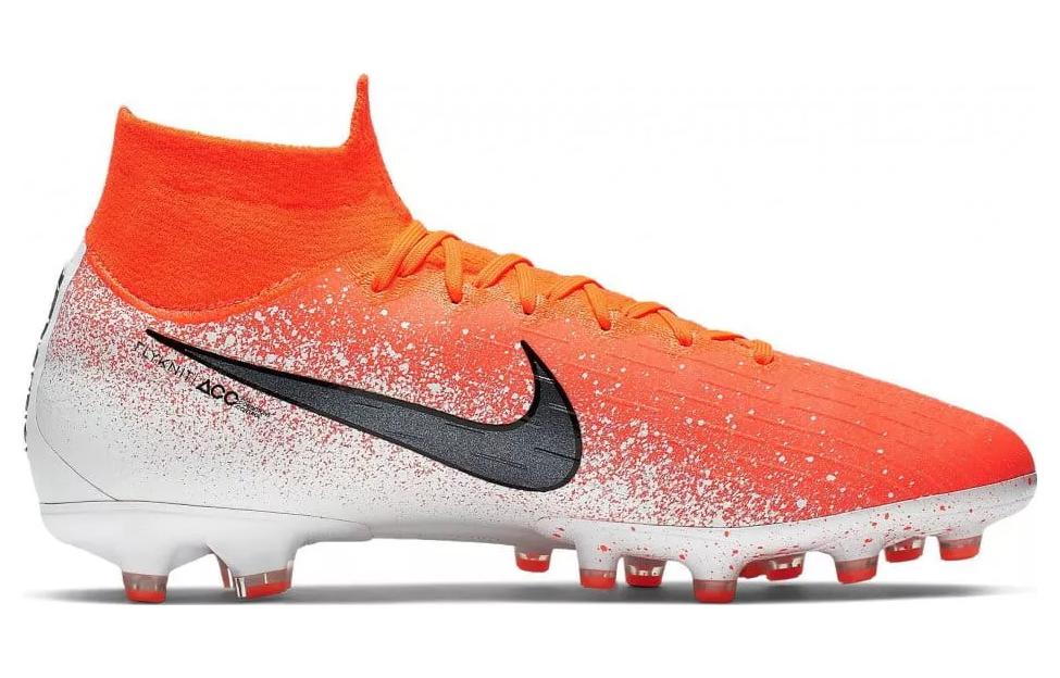Футбольные бутсы мужские Nike Mercurial Superfly 6 Elite AG-Pro оранжевые, 46 EU