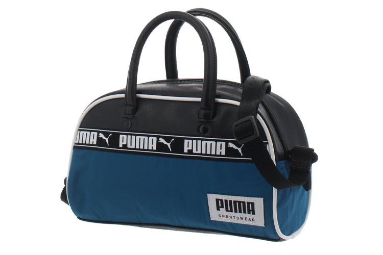 Сумка унисекс PUMA Campus Mini Bag черная/синяя