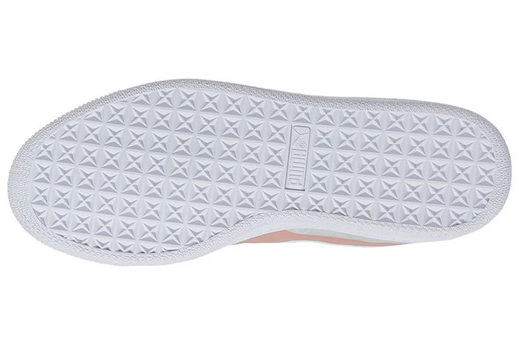 Кеды женские PUMA Basket Crush Paris белые-розовые, 38 EU