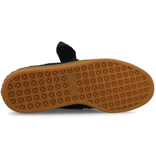 Кеды женские PUMA Basket Heart Teddy черные, 38 EU