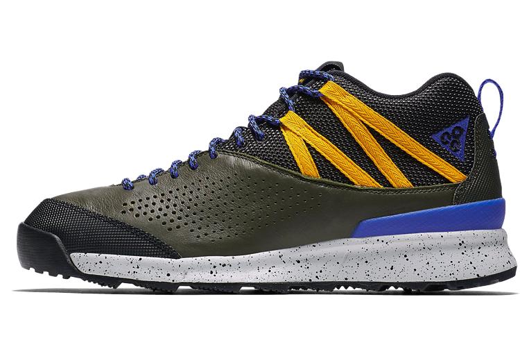 Спортивные ботинки унисекс Nike Okwahn 2, sequoia racer blue yellow ochre, 43 EU