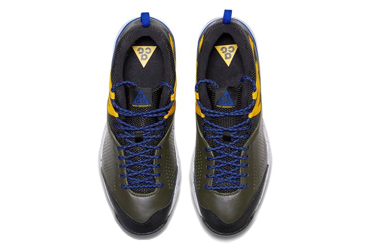 Спортивные ботинки унисекс Nike Okwahn 2, sequoia racer blue yellow ochre, 43 EU