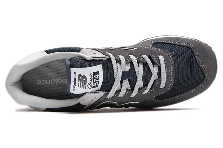 Кеды унисекс New Balance 574 серые, 37.5 EU