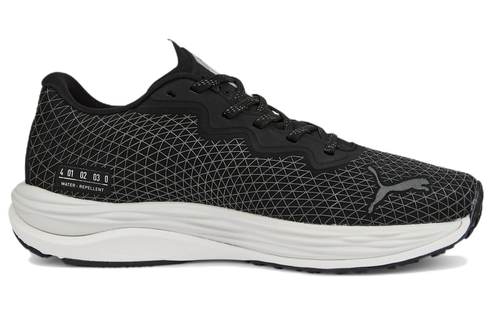Кроссовки женские Puma Velocity Nitro 2 Wtr черно-белые, 35.5 EU