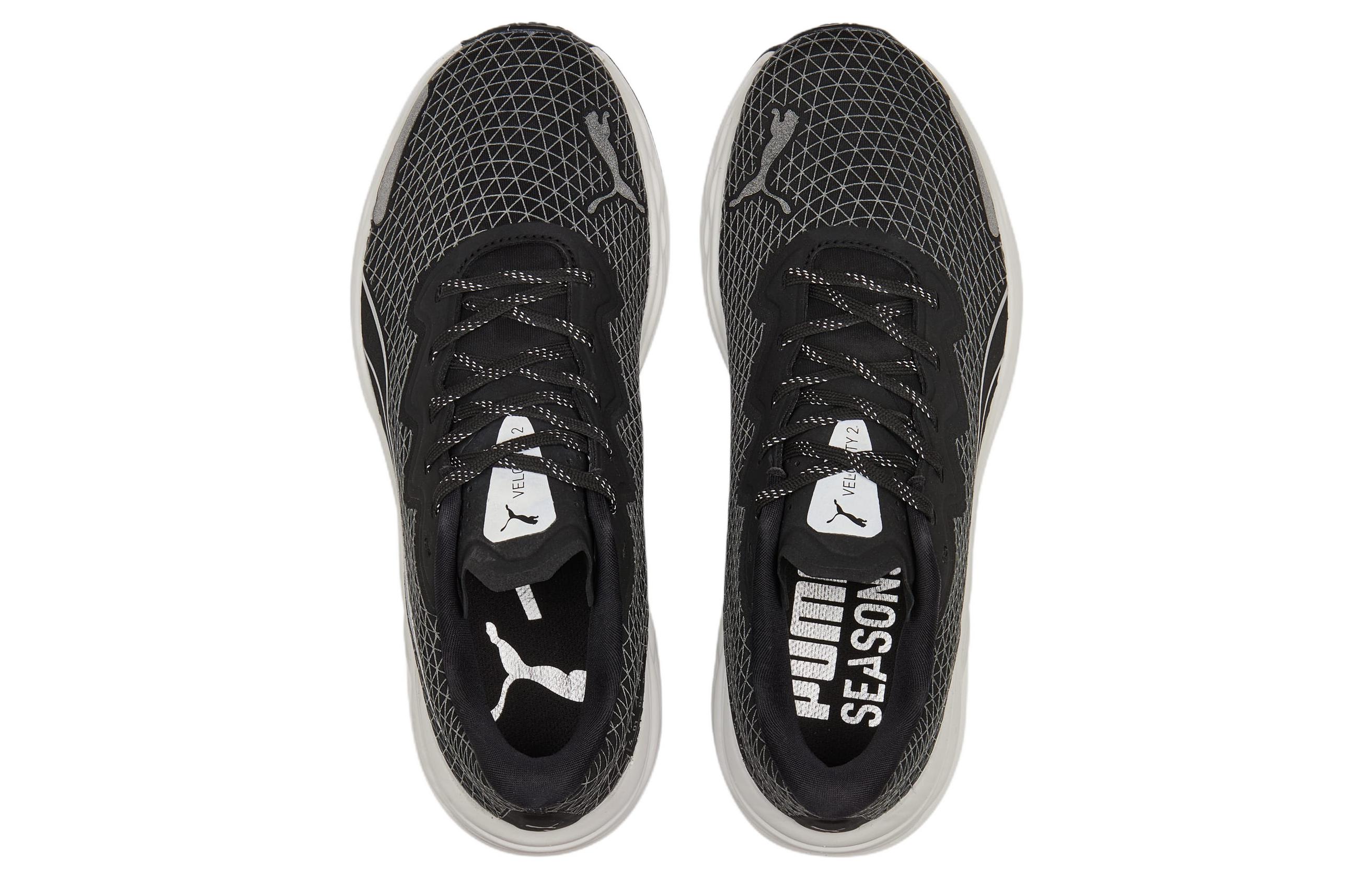 Кроссовки женские Puma Velocity Nitro 2 Wtr черно-белые, 35.5 EU