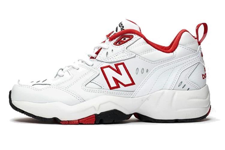 Кроссовки женские New Balance WX608 белые/красные, 40.5 EU