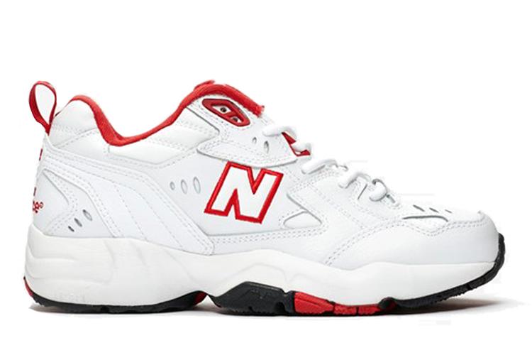 Кроссовки женские New Balance WX608 белые/красные, 40.5 EU