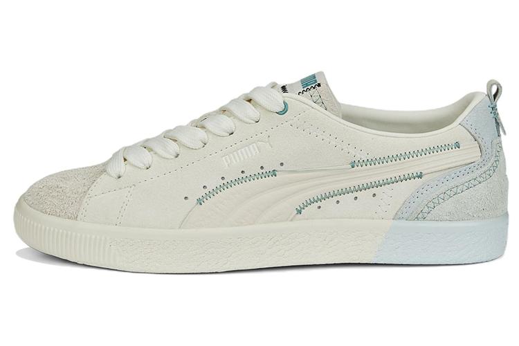 Кроссовки унисекс PUMA Suede Vintage Beautiful Flow кремово-синие, 43 EU