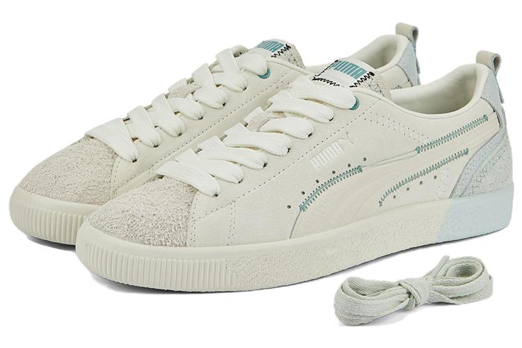 Кроссовки унисекс PUMA Suede Vintage Beautiful Flow кремово-синие, 43 EU