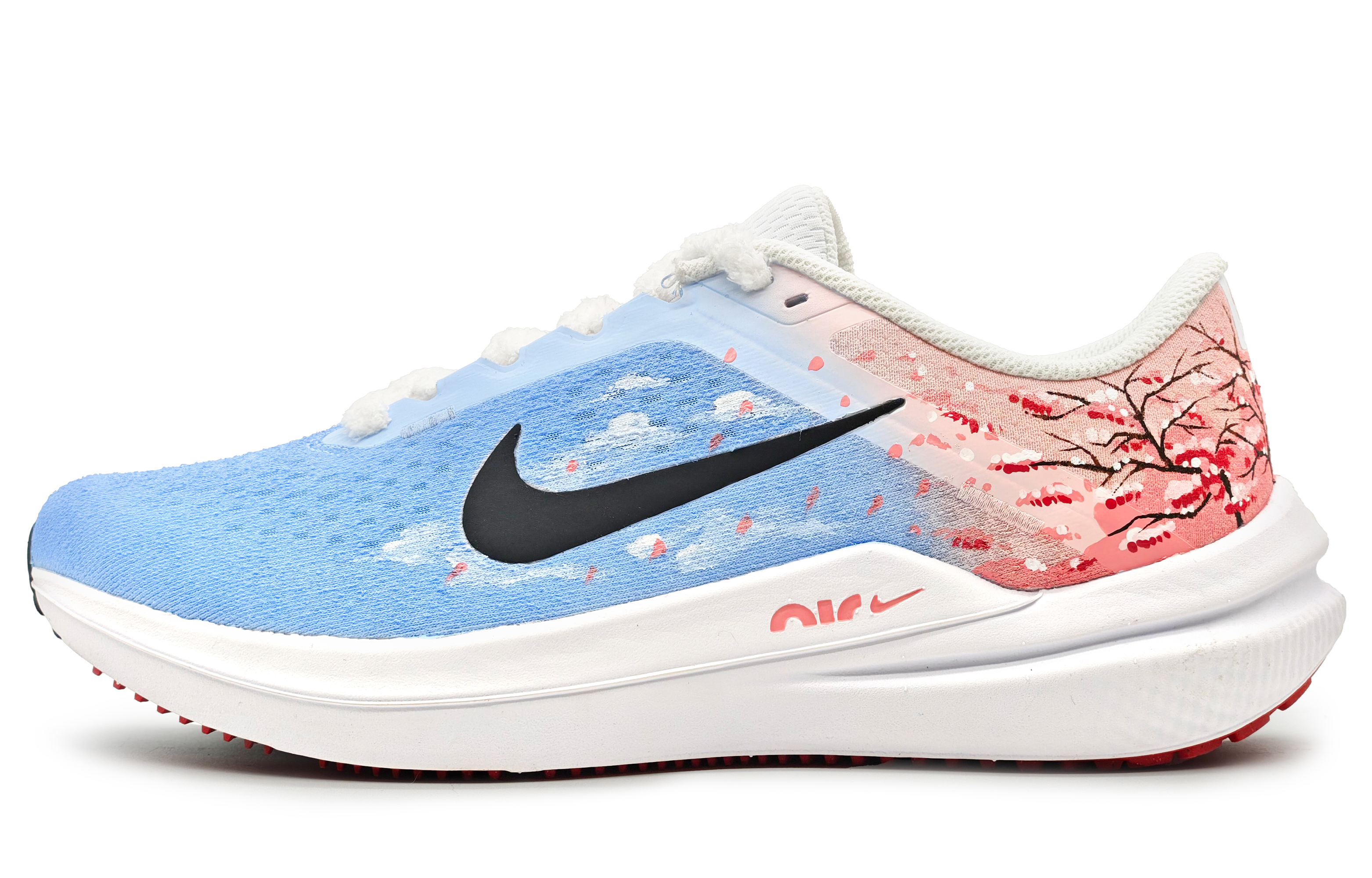 Спортивные кроссовки мужские Nike Air Winflo 10 Low-Top, синий и розовый, 42.5 EU