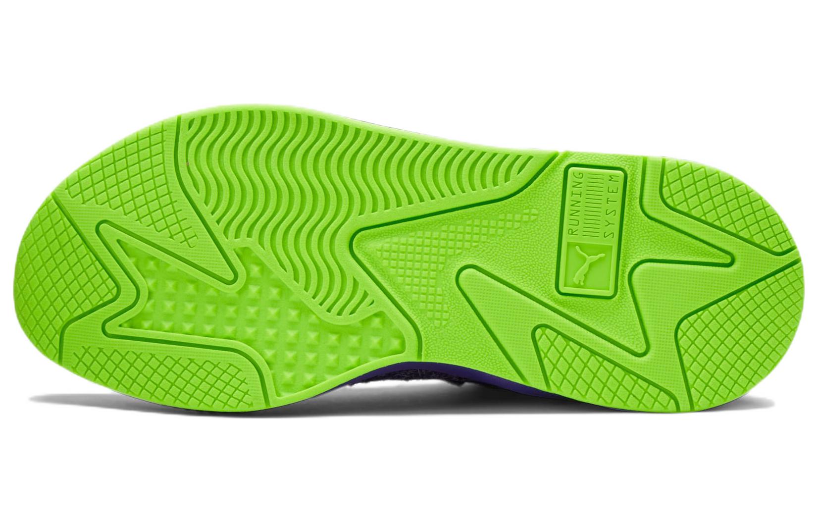 Кроссовки унисекс PUMA RS-X LaMelo Ball Galaxy фиолетовые-зеленые, 44.5 EU