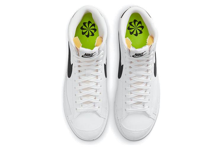 Кеды женские Nike Blazer Mid 77 Next Nature белые, черные, 36.5 EU