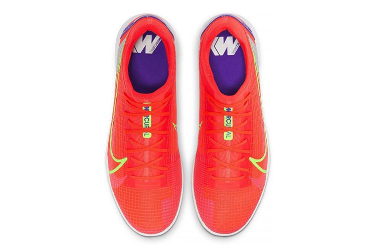 Бутсы мужские Nike Mercurial Vapor 14 Pro IC красные, белые, желтые, 46 EU