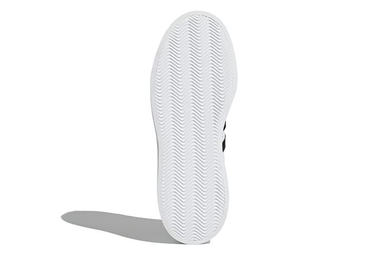 Кеды женские Adidas Originals Superstar Bold Leather белые и черные, 37 1/3 EU