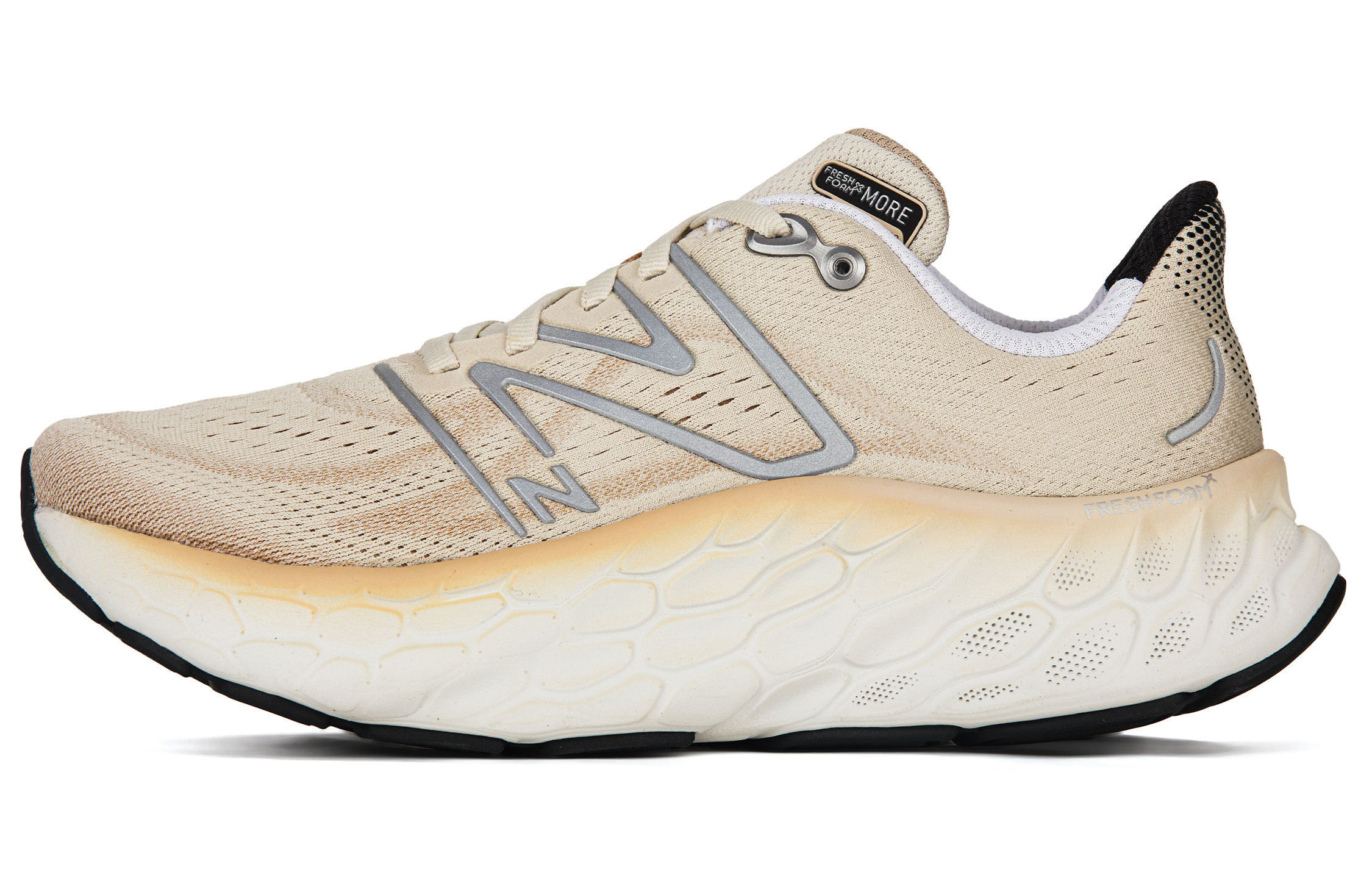 Кроссовки унисекс New Balance Fresh Foam X More V4 TR4 бежево-белые
