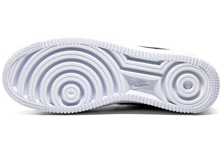 Кроссовки унисекс Nike Lab Air Force 1 Low Flyknit черные, многоцветные, 37.5 EU