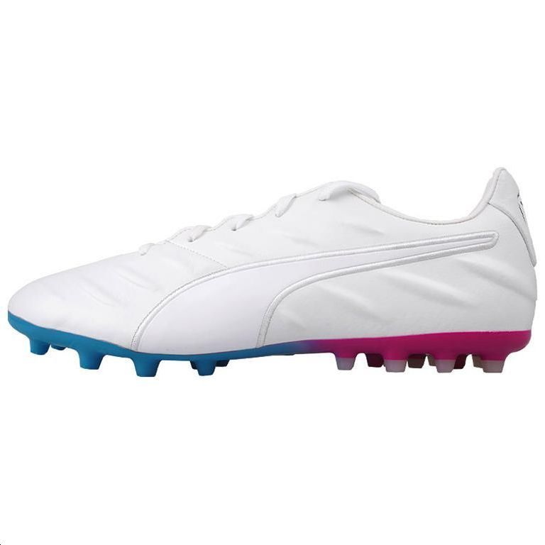 Футбольные бутсы мужские PUMA King Pro 21 Mg белые, 40 EU
