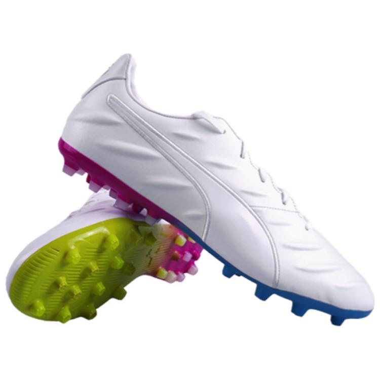 Футбольные бутсы мужские PUMA King Pro 21 Mg белые, 40 EU