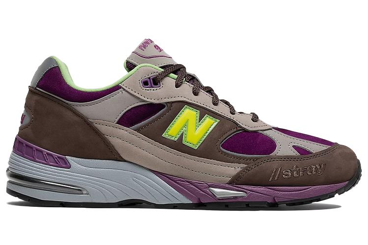 Кроссовки женские New Balance W991SRG коричневые, 36.5 EU