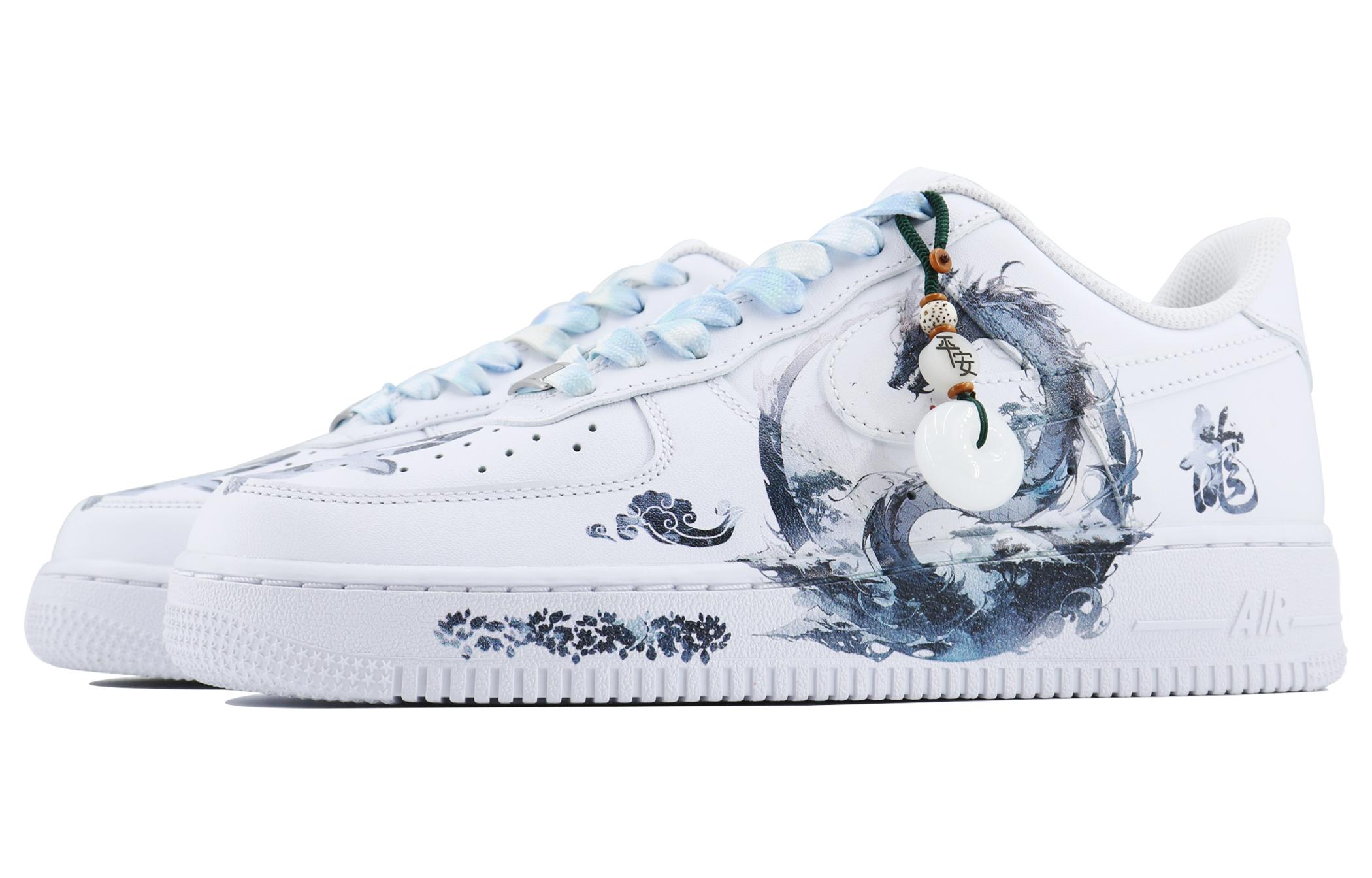 Кроссовки мужские Nike Air Force 1 Dragon SDS белые, 41 EU