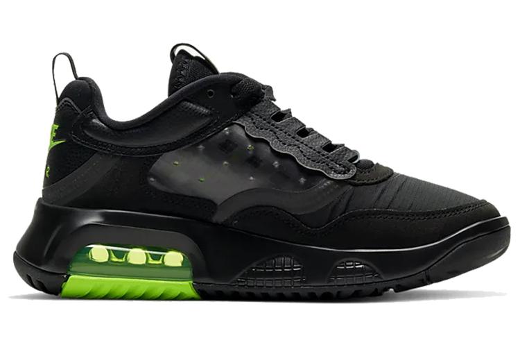 Кроссовки женские Air Jordan Max 200 черно-зеленые, 38 EU