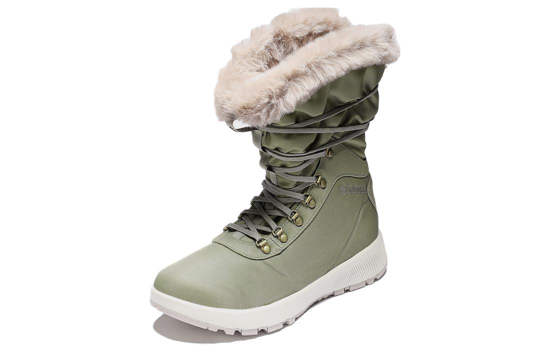 Ботинки женские Columbia Crew Snow Boots зелёные, 37.5 EU