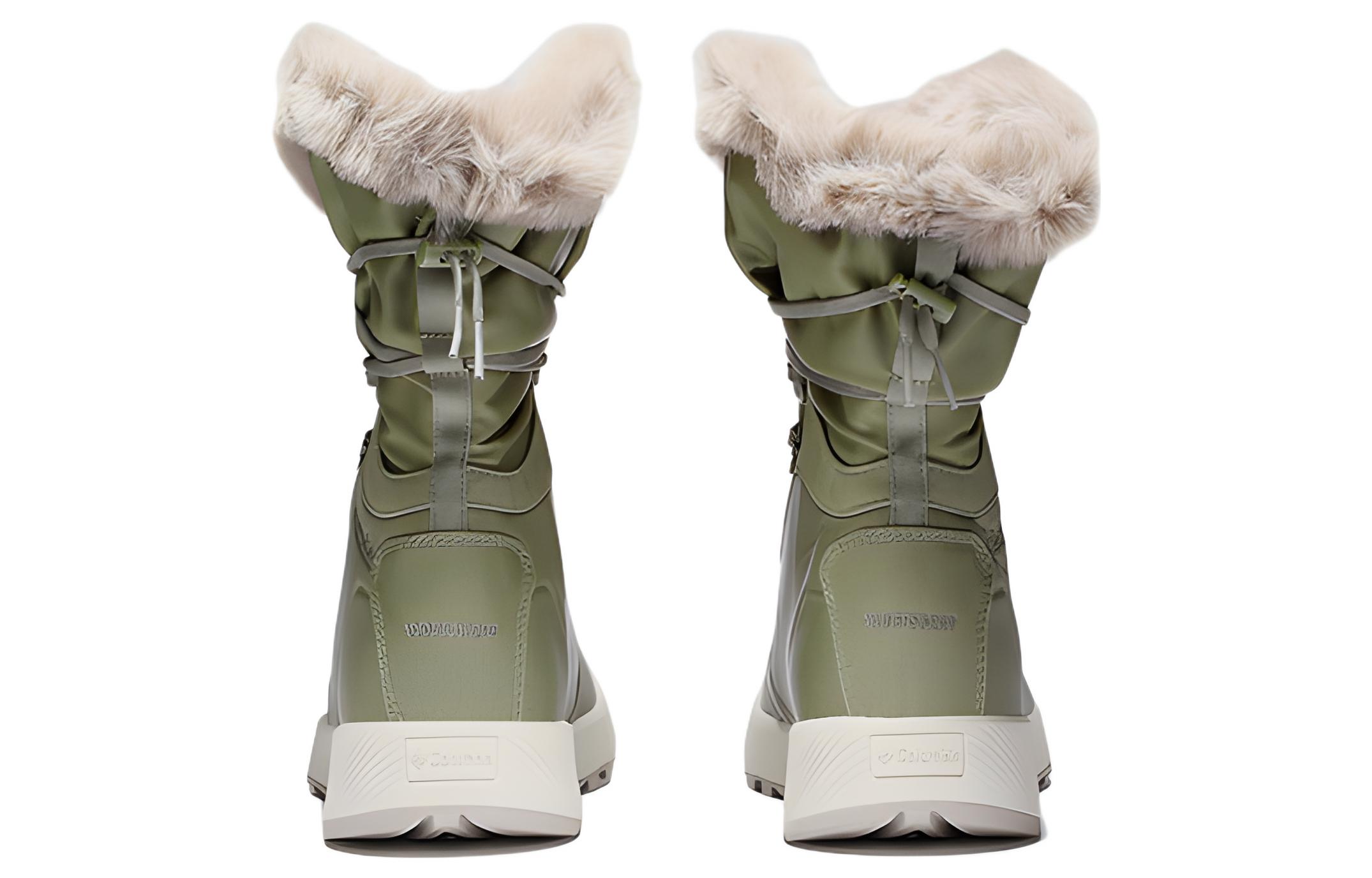 Ботинки женские Columbia Crew Snow Boots зелёные, 37.5 EU