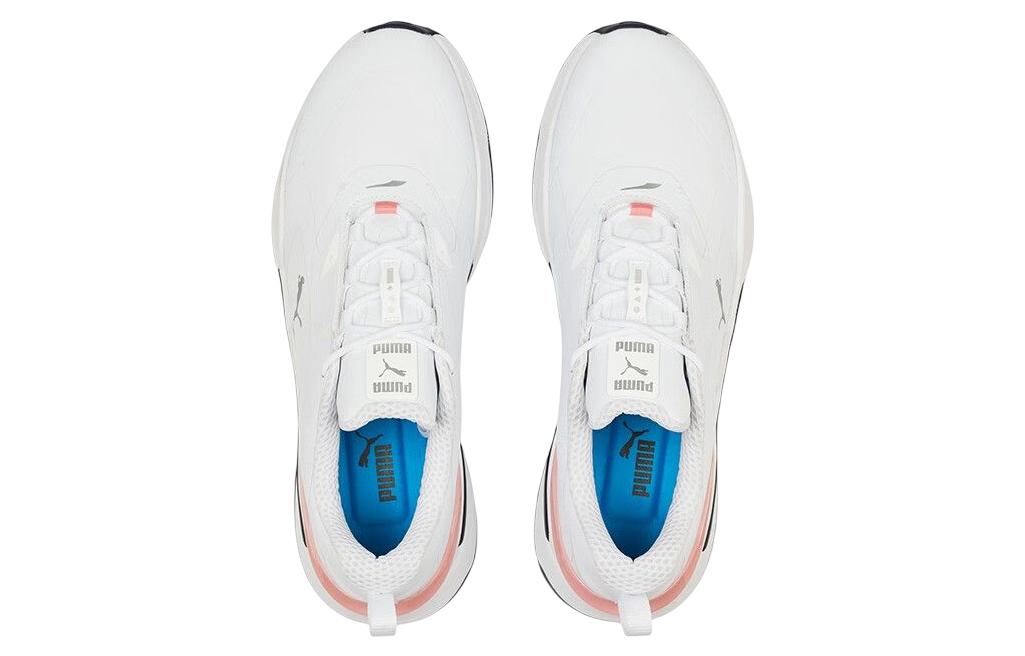 Гольф-кроссовки мужские PUMA GS Fast Low Top бело-розовые, 42.5 EU