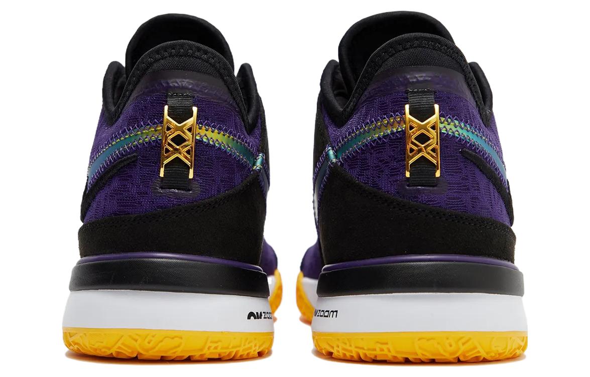 Кроссовки мужские Nike Zoom LeBron Nxxt Gen Lakers, purple yellow, 43 EU