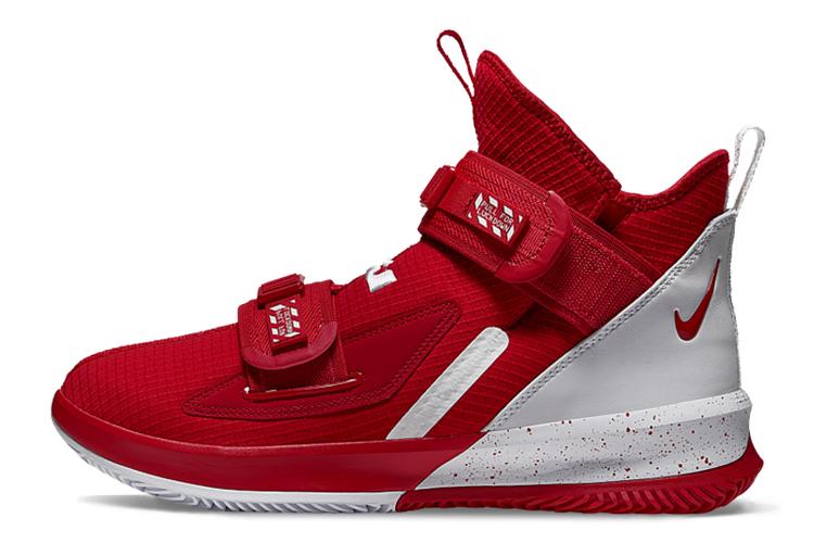 Кроссовки мужские Nike LeBron Soldier 13 Sfg Tb красные, 42.5 EU